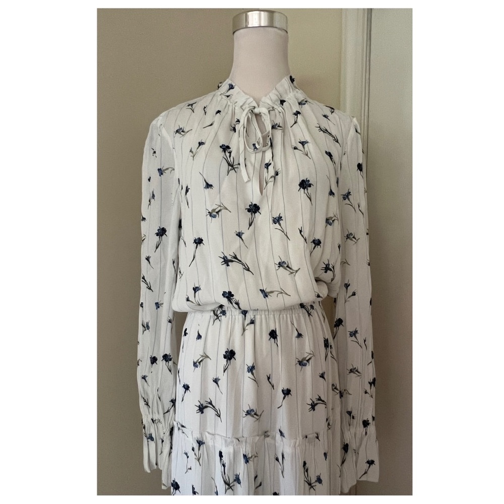 JOIE Floral-Print Silk Midi Dress - Picture 13 of 17